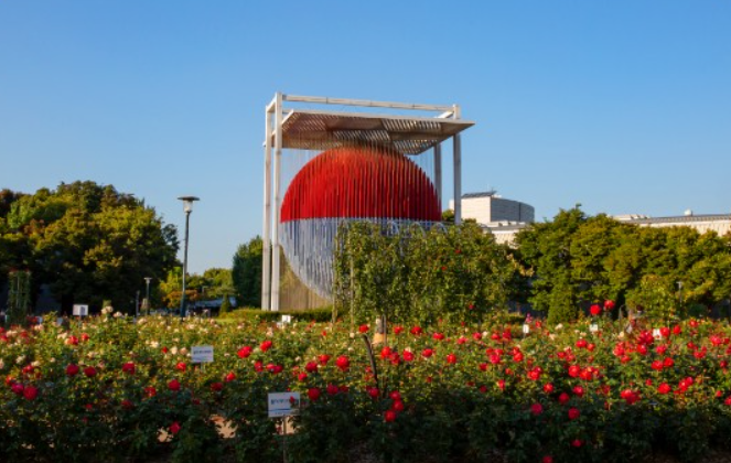 올림픽공원 장미광장