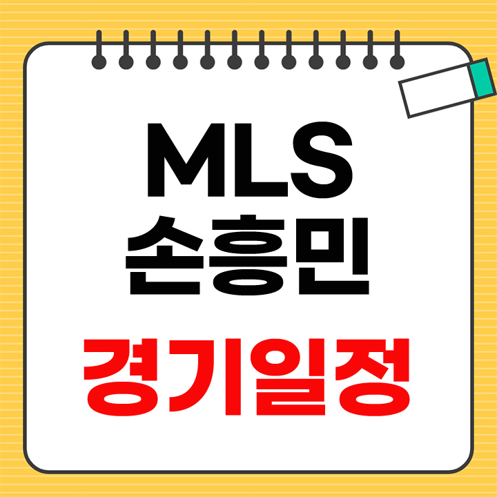 손흥민 경기일정