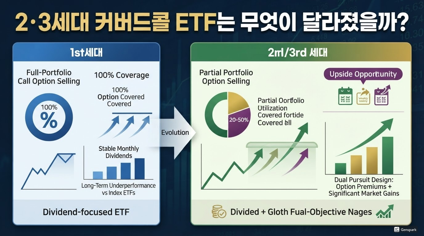 2·3세대 커버드콜 ETF는 무엇이 달라졌을까?