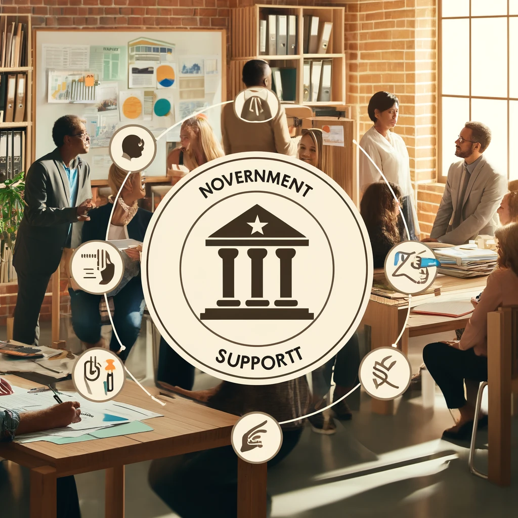 비영리단체 정부 지원금 관련 사진