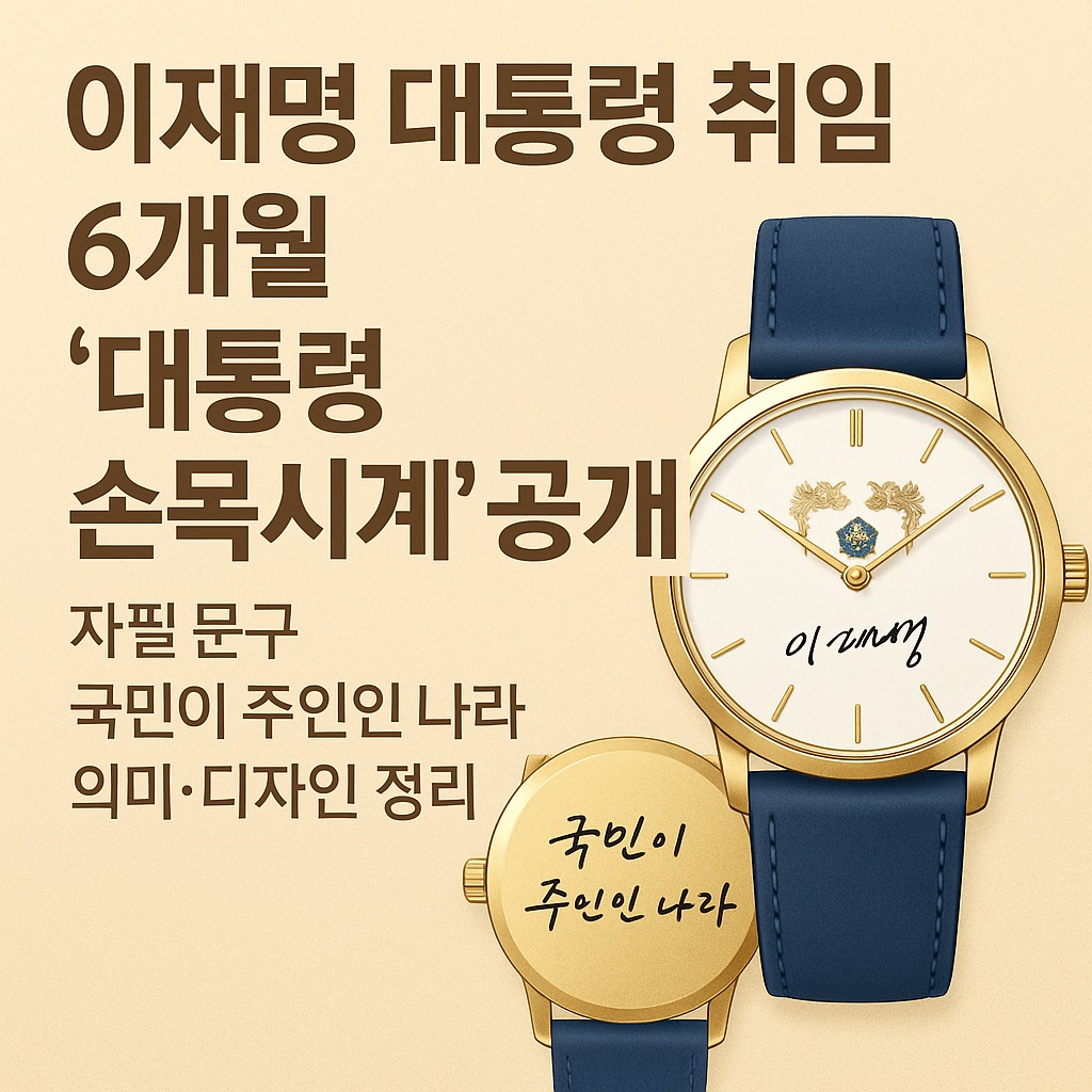 이재명 대통령 시계