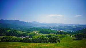 산 전경