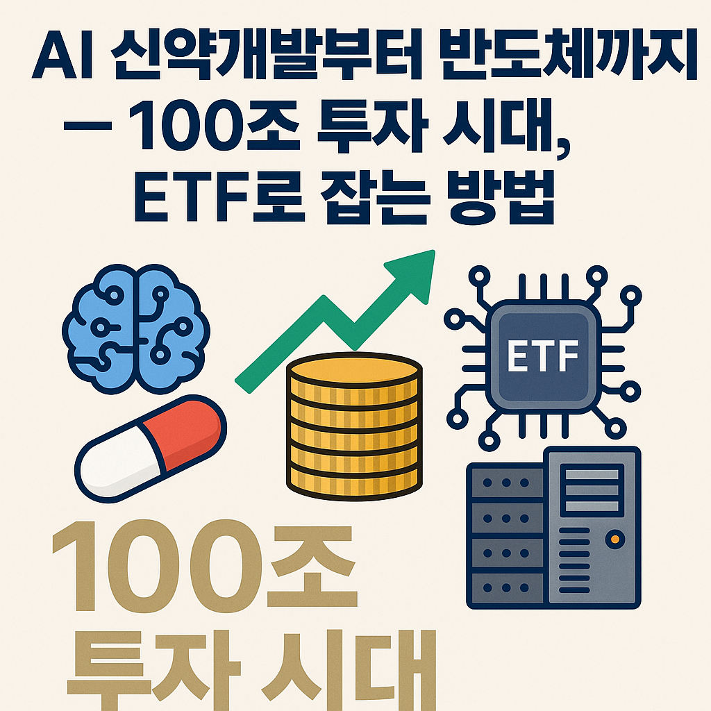 AI 신약개발부터 반도체까지 — 100조 투자 시대, ETF로 잡는 방법