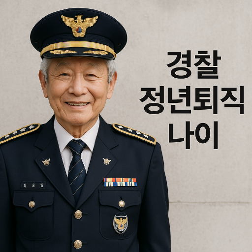 경찰 정년퇴직 나이