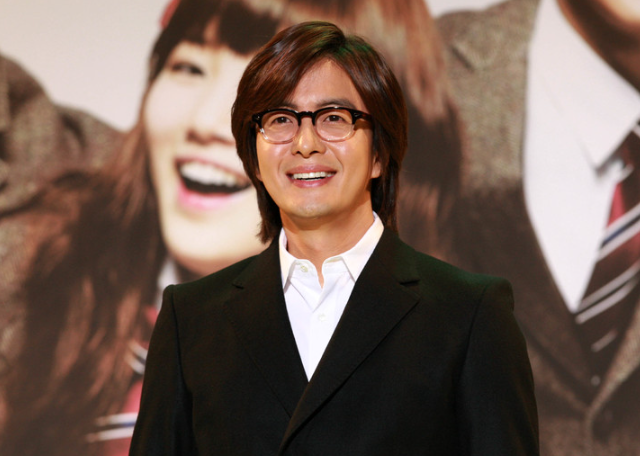 배용준 - 드림하이 제작 발표회때의 모습
