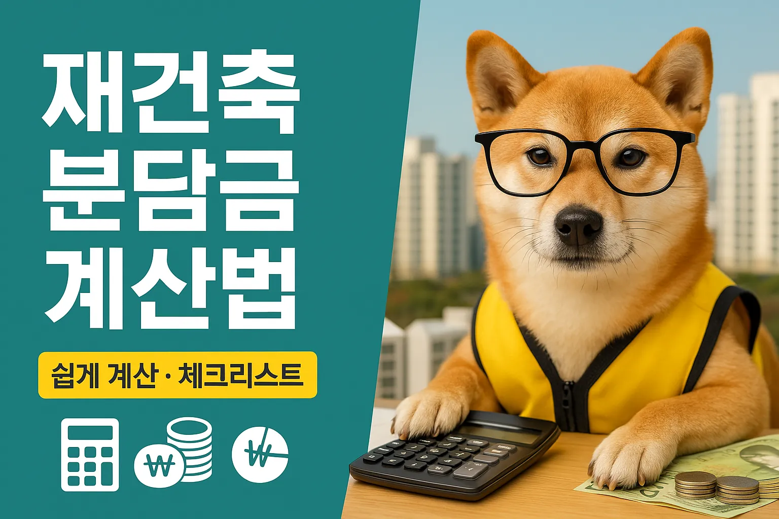 재건축 분담금 계산법 2025년 실제 사례로 쉽게 이해하기