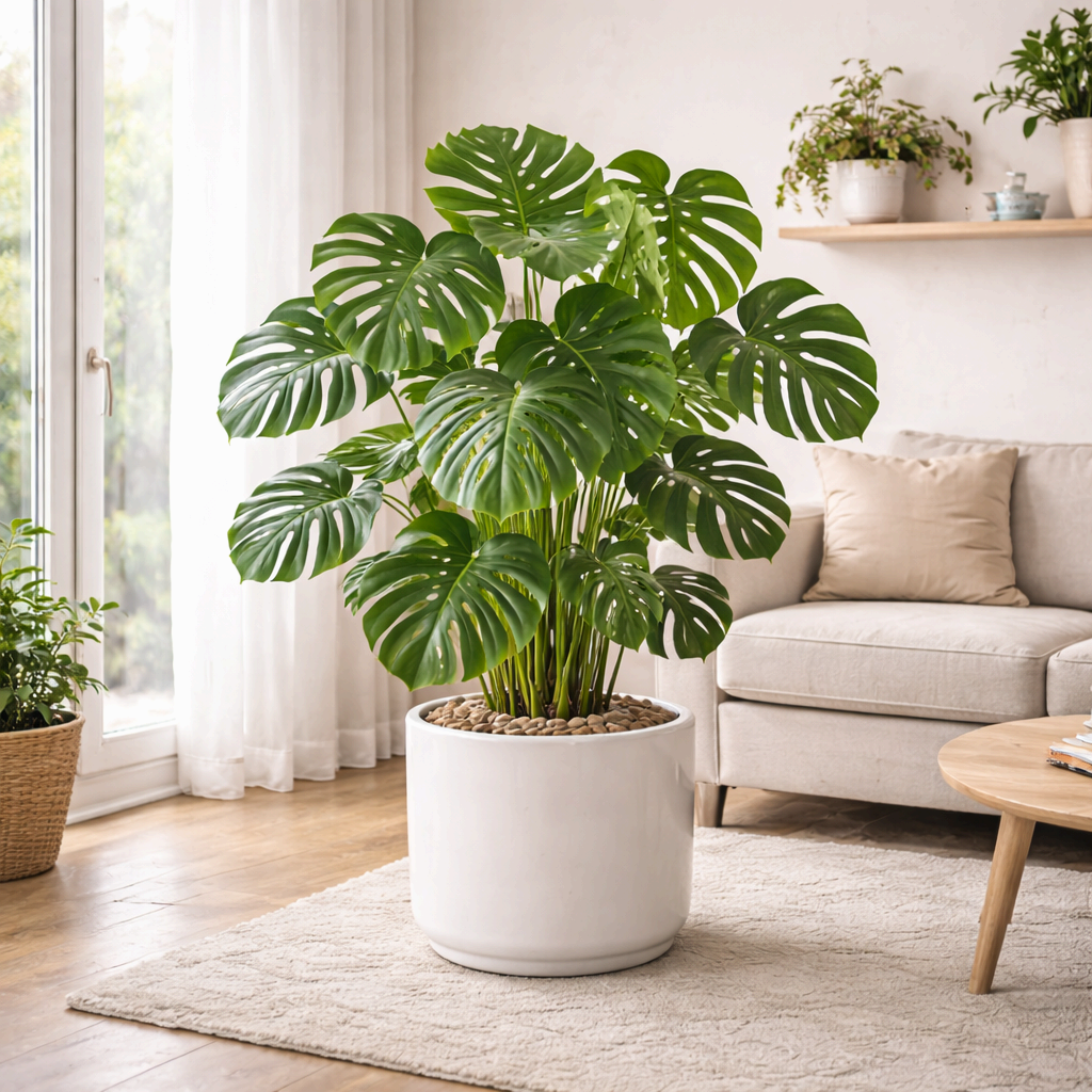 몬스테라 – 트렌디 인테리어 대표 식물
