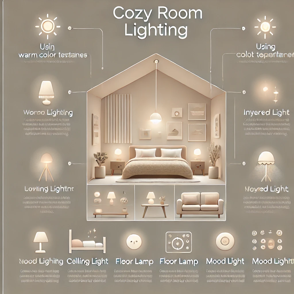 아늑한 방 만드는 조명 활용법 7가지