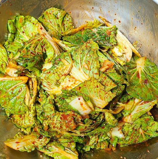 봄동 겉절이 황금레시피