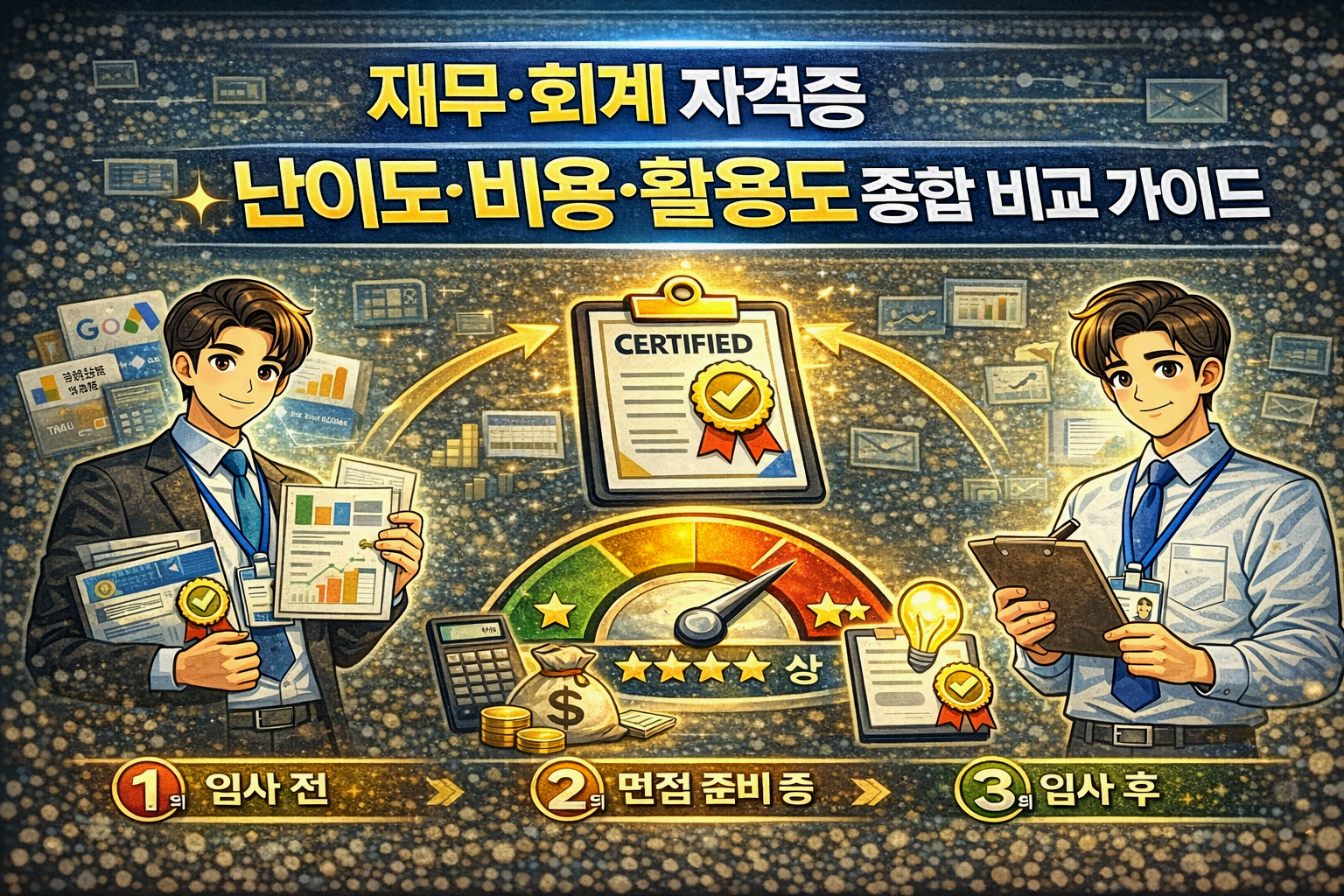 재무·회계 자격증 난이도·비용·활용도 종합 비교 가이드