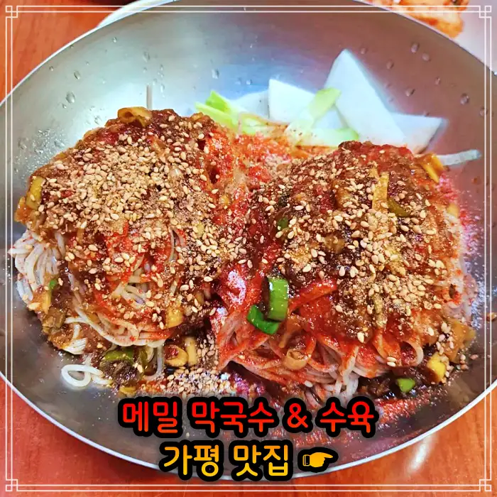 경기 가평 맛집 수도권 최고의 막국수