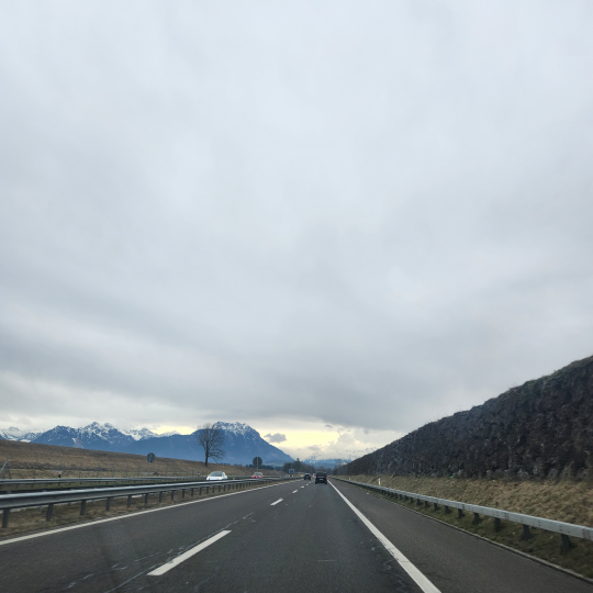오스트리아 잘츠부르크에서 스위스 루체른 이동
