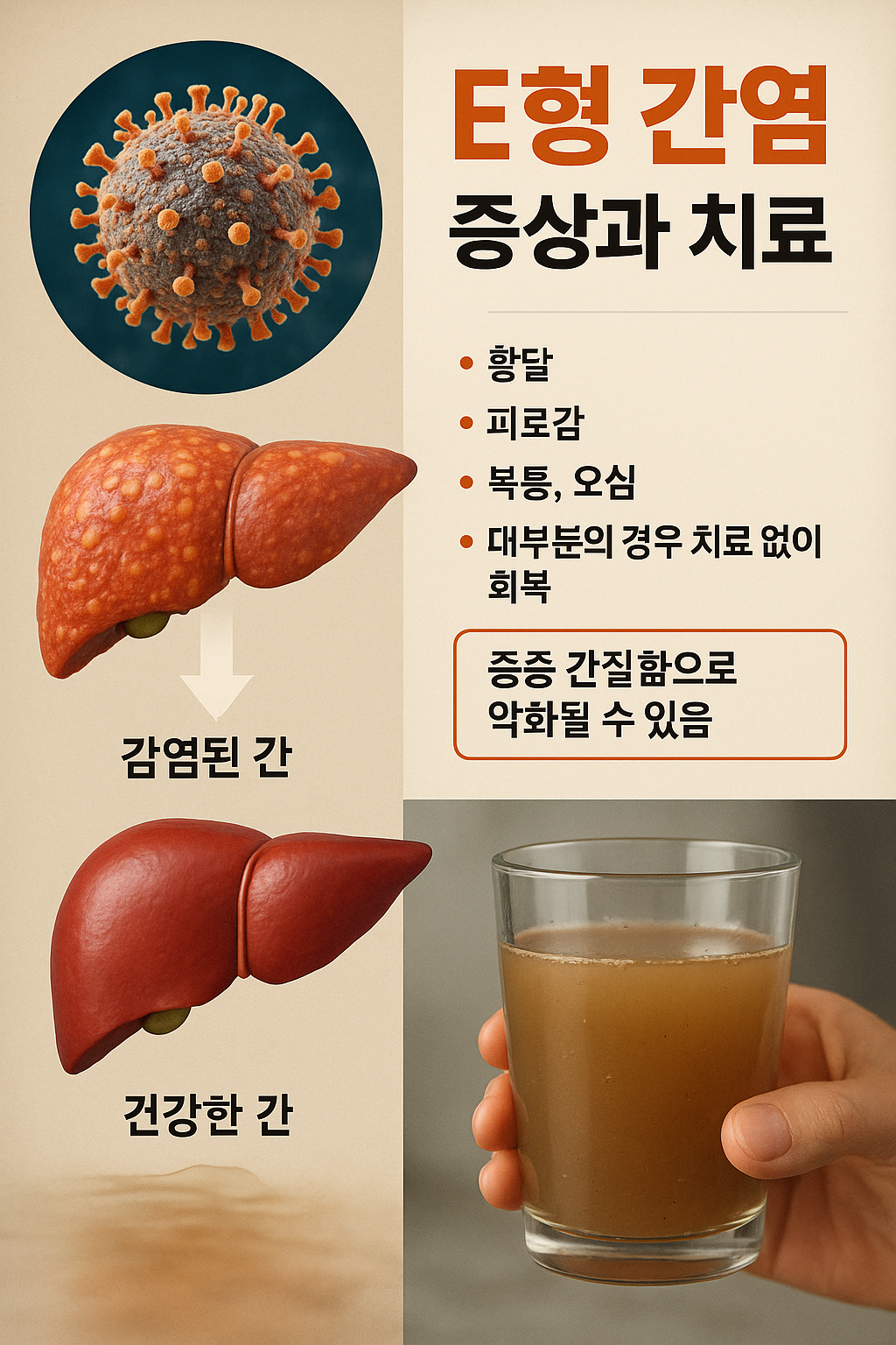 1.E형 간염 증상과 치료