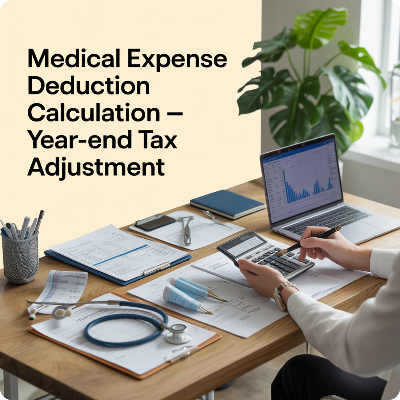 연말정산 의료비공제 계산법 이미지