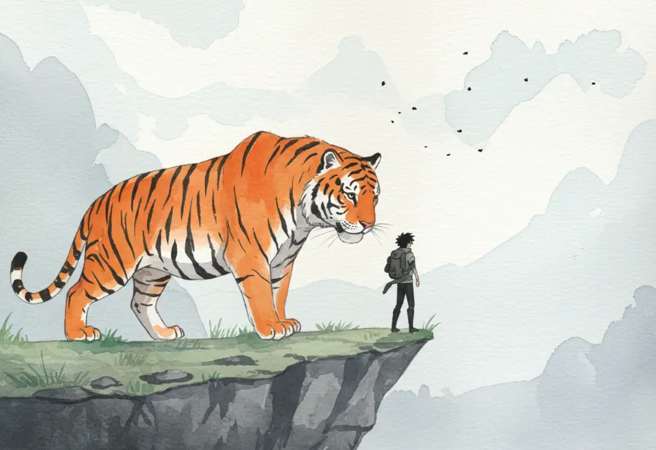 호랑이를 만나는 꿈 해몽