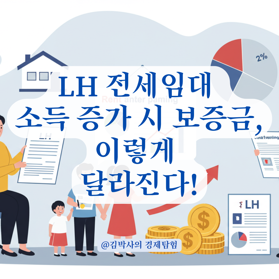 LH 주거취약계층 전세임대, 소득 증가 시 보증금은 얼마나 오를까?