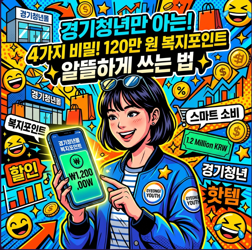 경기청년몰 사용처 4가지 비밀, 120만원 알짜 활용법