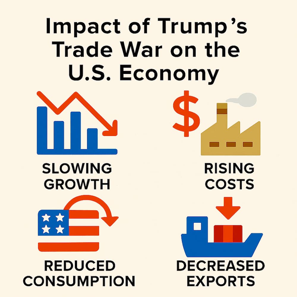 트럼프 무역 분쟁이 미국 경제에 끼친 영향