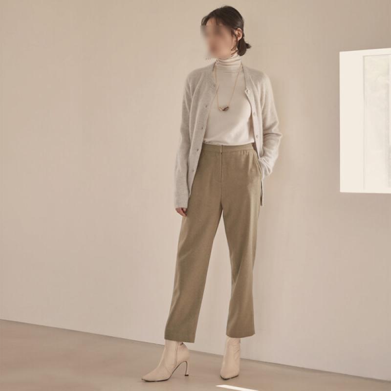 79000원 라씨엔토 울 캐시 블렌디드 팬츠