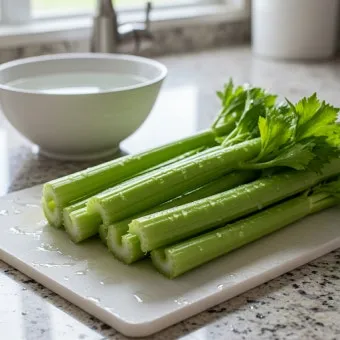 샐러리 효능 알고 먹는법 잎 생으로 손질법 요리_10