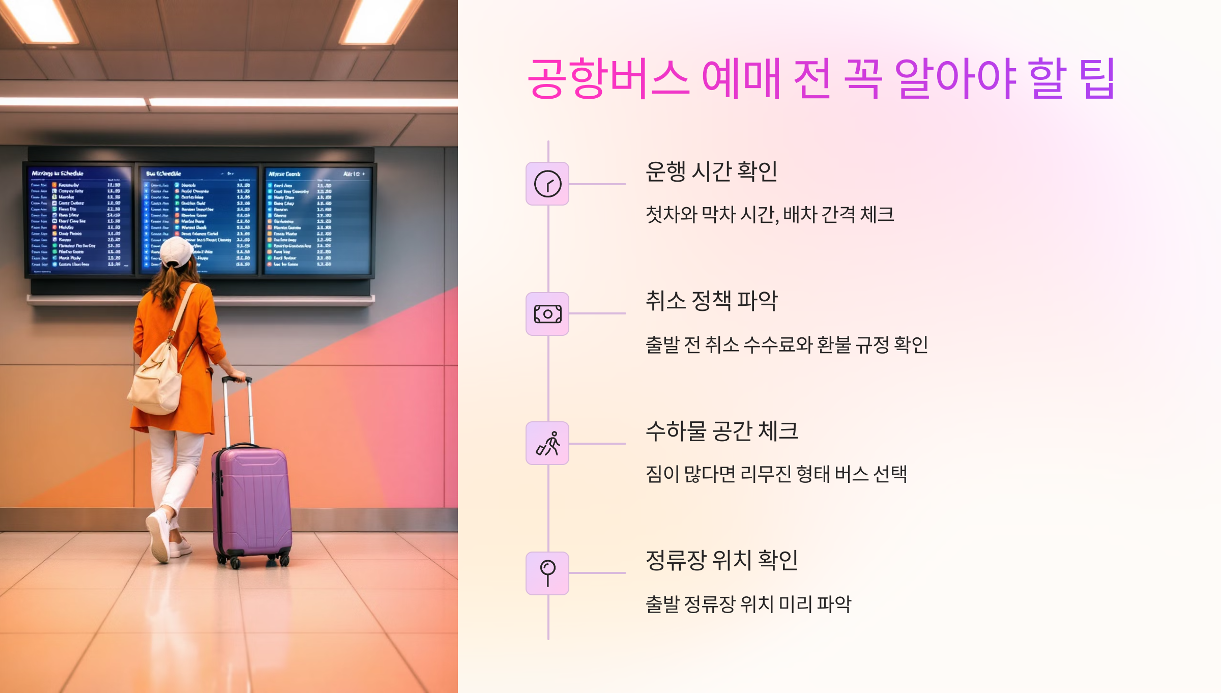 📝 공항버스 예매 전 꼭 알아야 할 팁