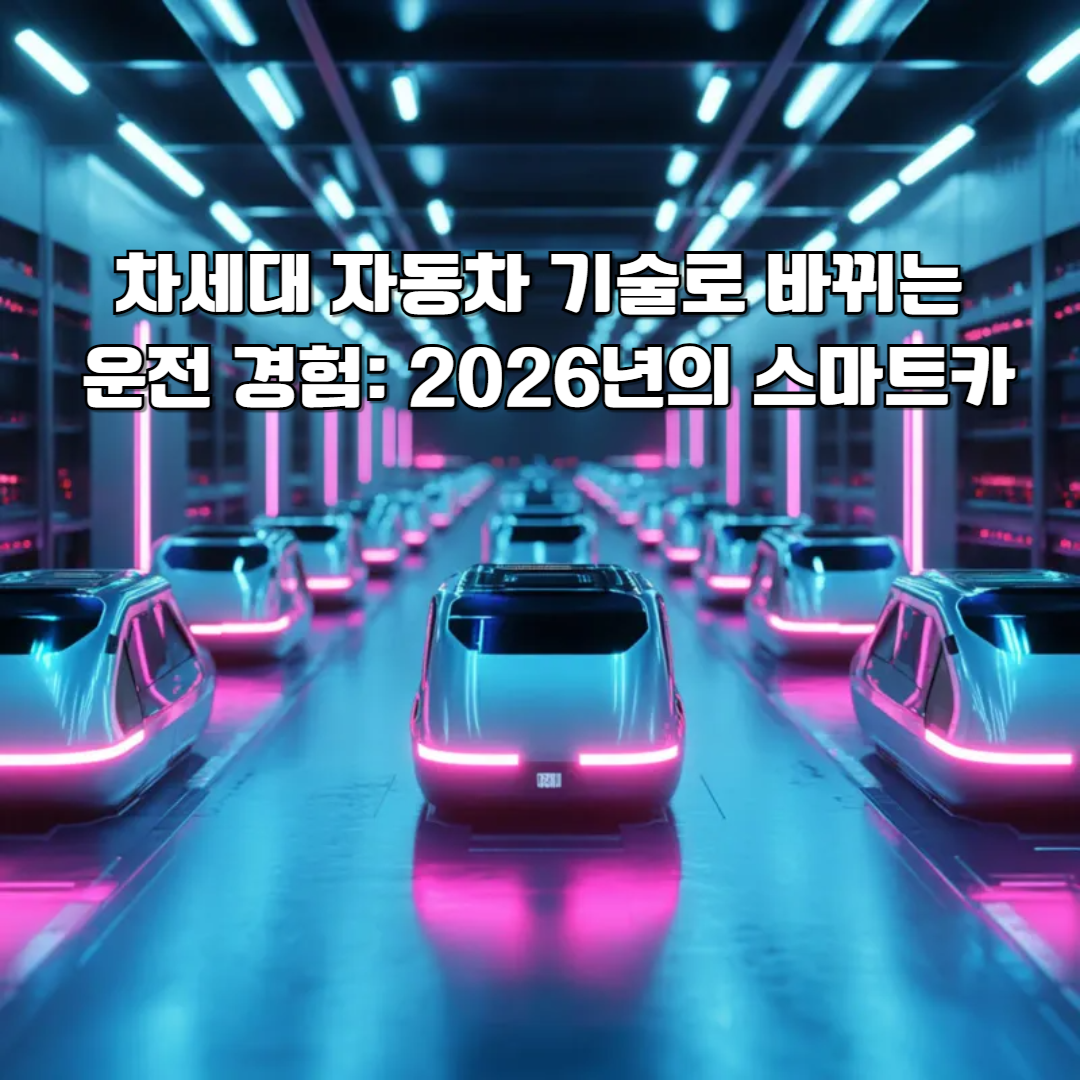 차세대 자동차 기술로 바뀌는 운전 경험: 2026년의 스마트카