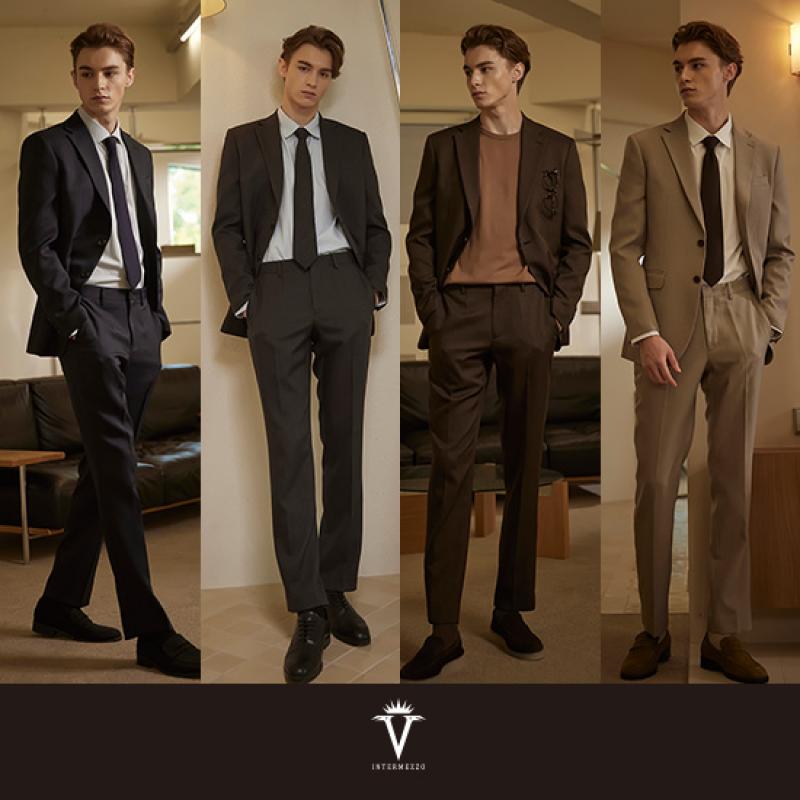 인터메조 INTERMEZZO 23FW 워셔블 teflon 컴포터블 수트