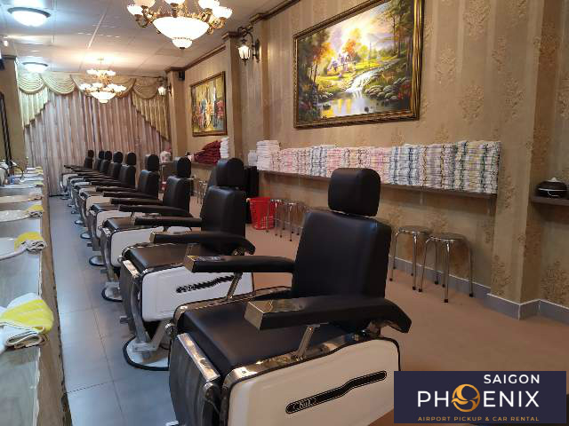 황제 이발관 좌석