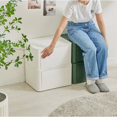 씨밀렉스 래폴드 터치 오픈 리빙박스 35L