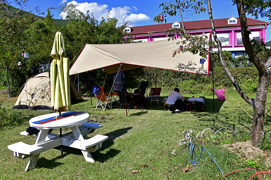 섬진강문화학교 캠핑장