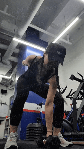 dumbbell single alternating clean squat + press (덤벨 싱글 얼터네이트 클린 스쿼트 앤 프레스)
