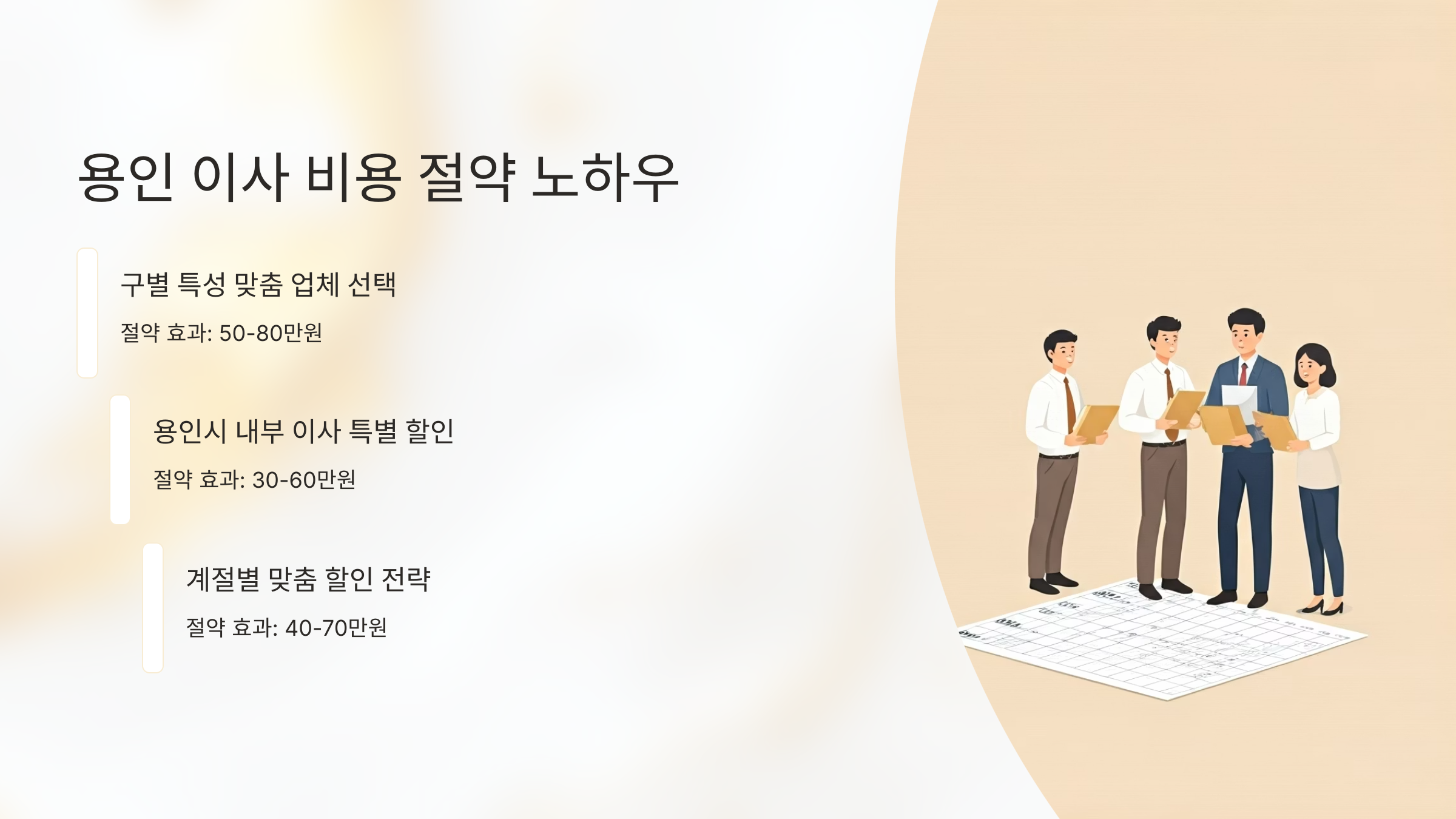 용인 이삿짐센터 비용 절약하기