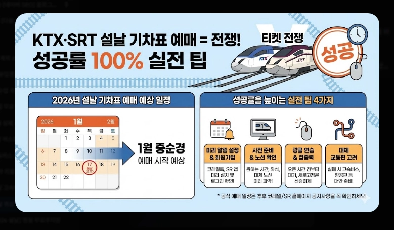설날 귀성 팁(일정, 시간)(2026년 + 전략)