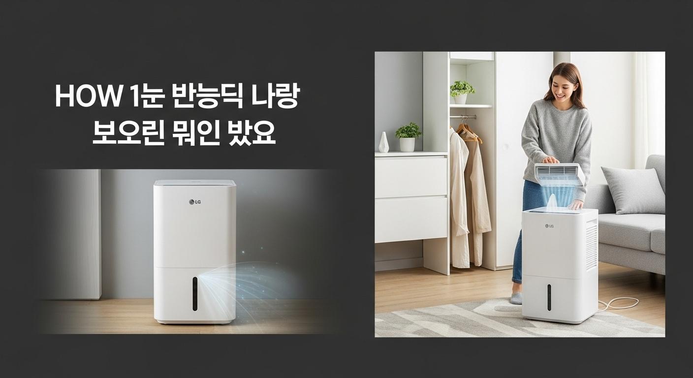 제습기 사용법 엘지