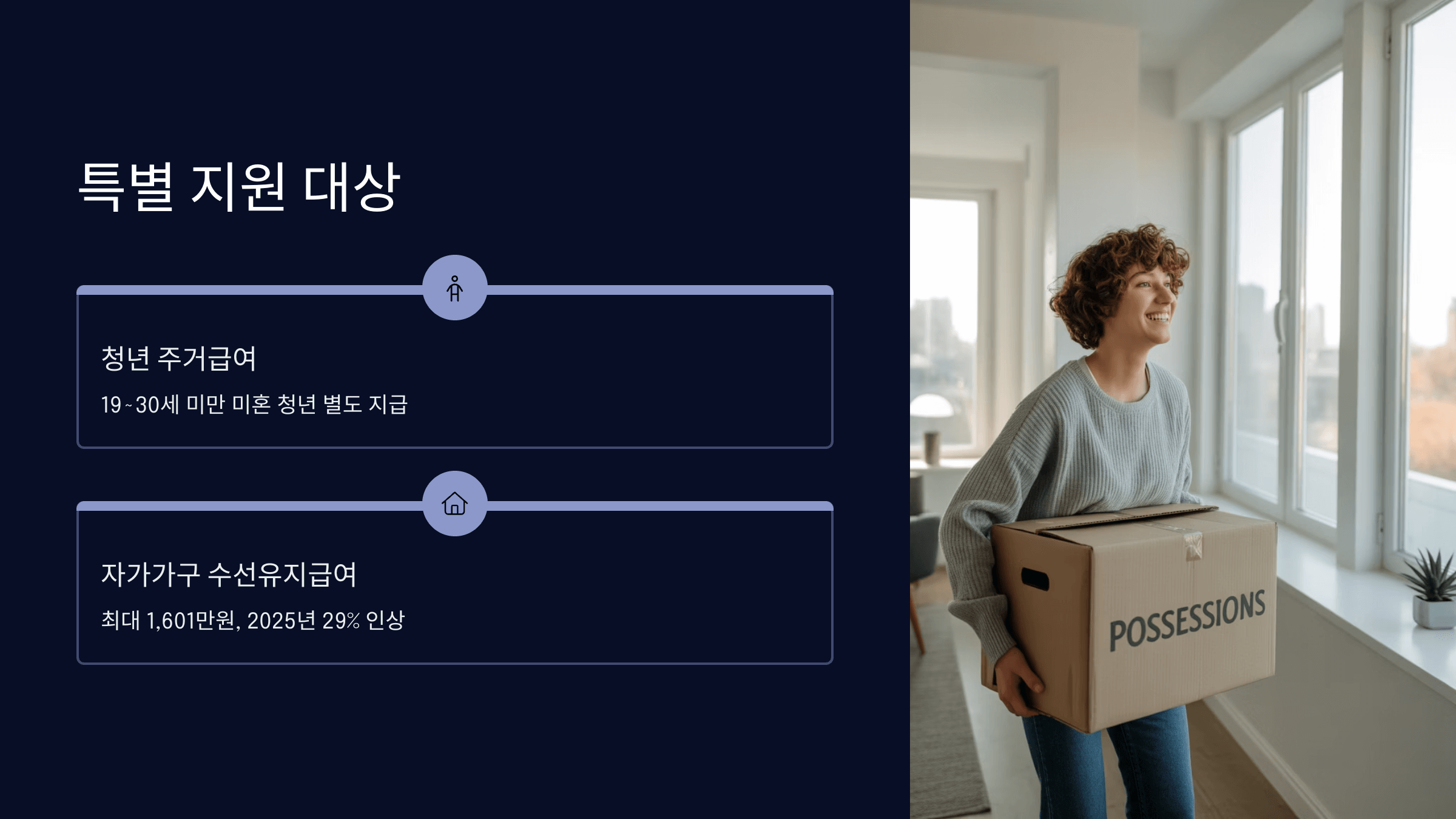 특별 지원 대상 및 추가 혜택