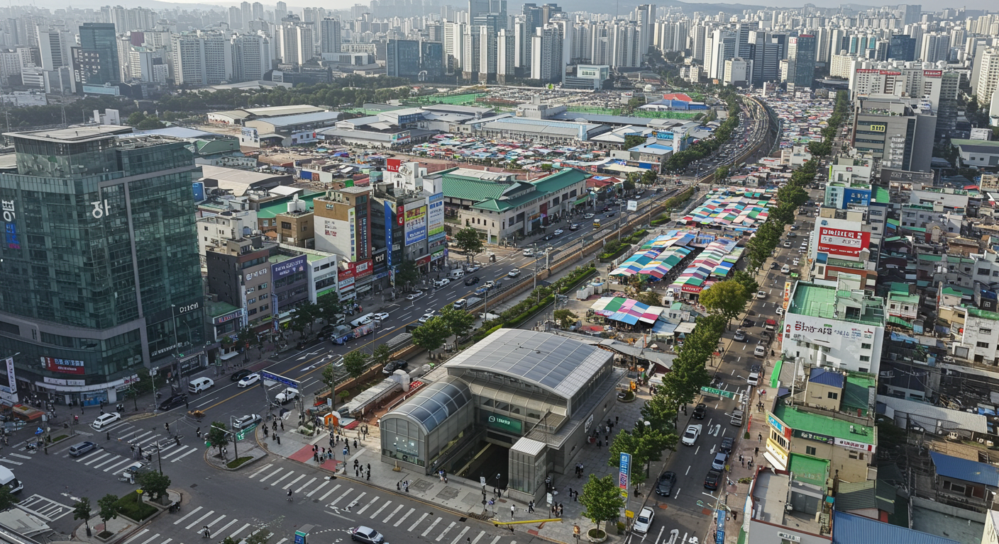 남대문 상권의 배후 효과와 유동 인구의 시너지
