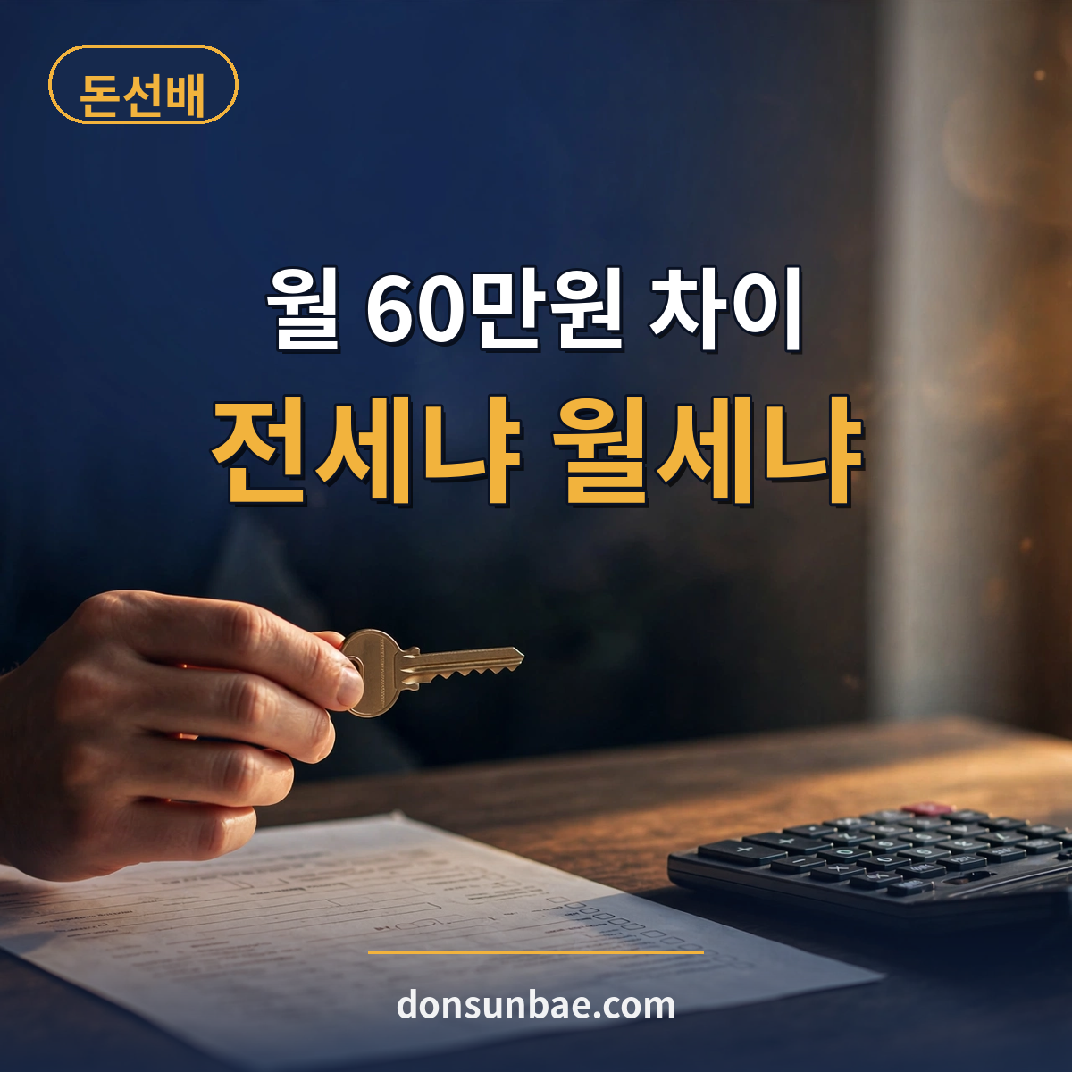 전세대출 vs 월세, 무엇이 유리한가?