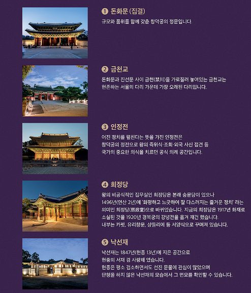 창덕궁 달빛기행 프로그램