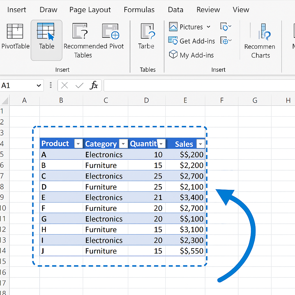 엑셀 표 서식 빠른 적용법 관련 사진