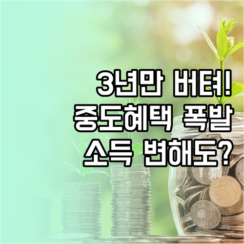 청년도약계좌 3년 유지 혜택과 소득 ..