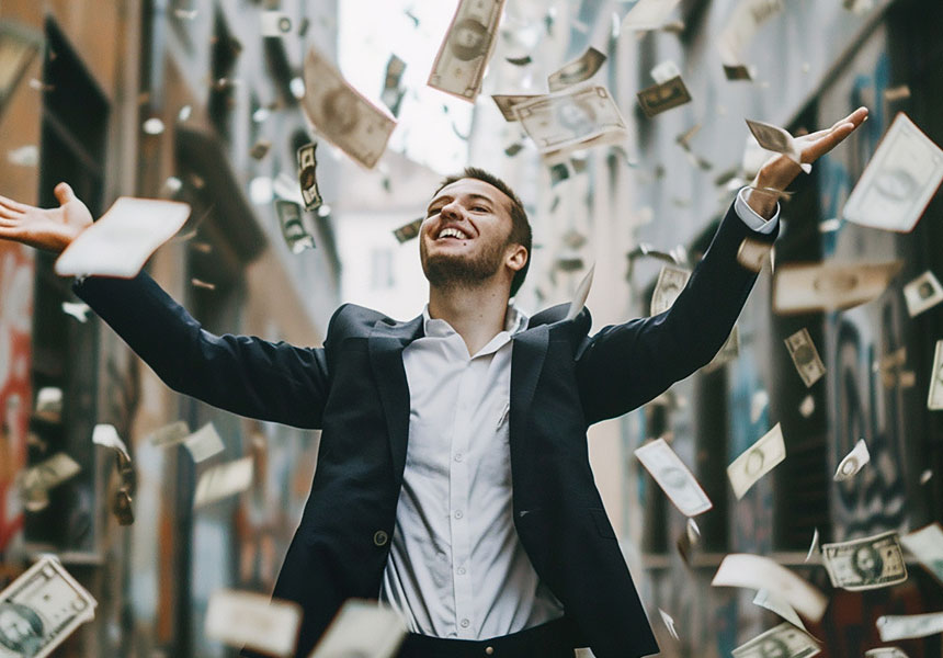 새출발기금을 통해 대출 부담에서 벗어나 안도하는 사람의 모습