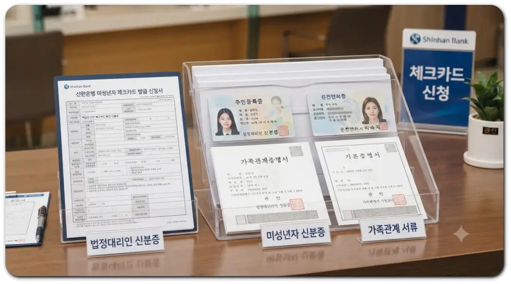 미성년자-체크카드-신청-준비-서류