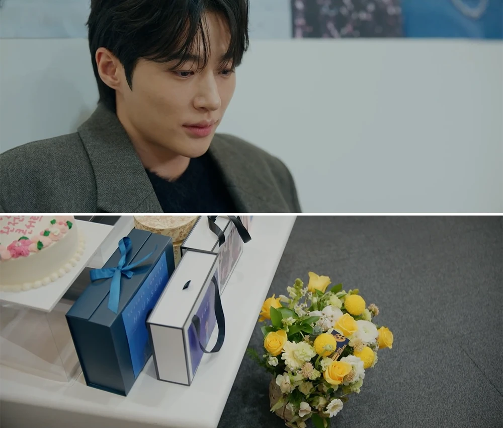 콘서트가-끝나고-솔이의-명함이-꽂힌-꽃바구니를-발견하는-선재