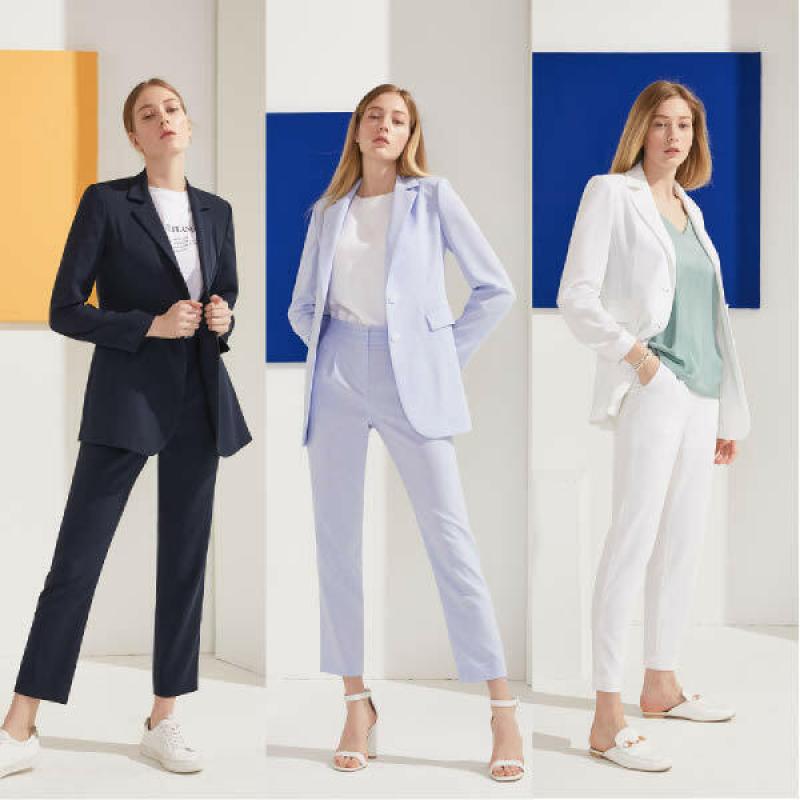 제이로랑 수트 셋업 2종 싱글버튼자켓 슬랙스 여성정장 여성수트 여름수트