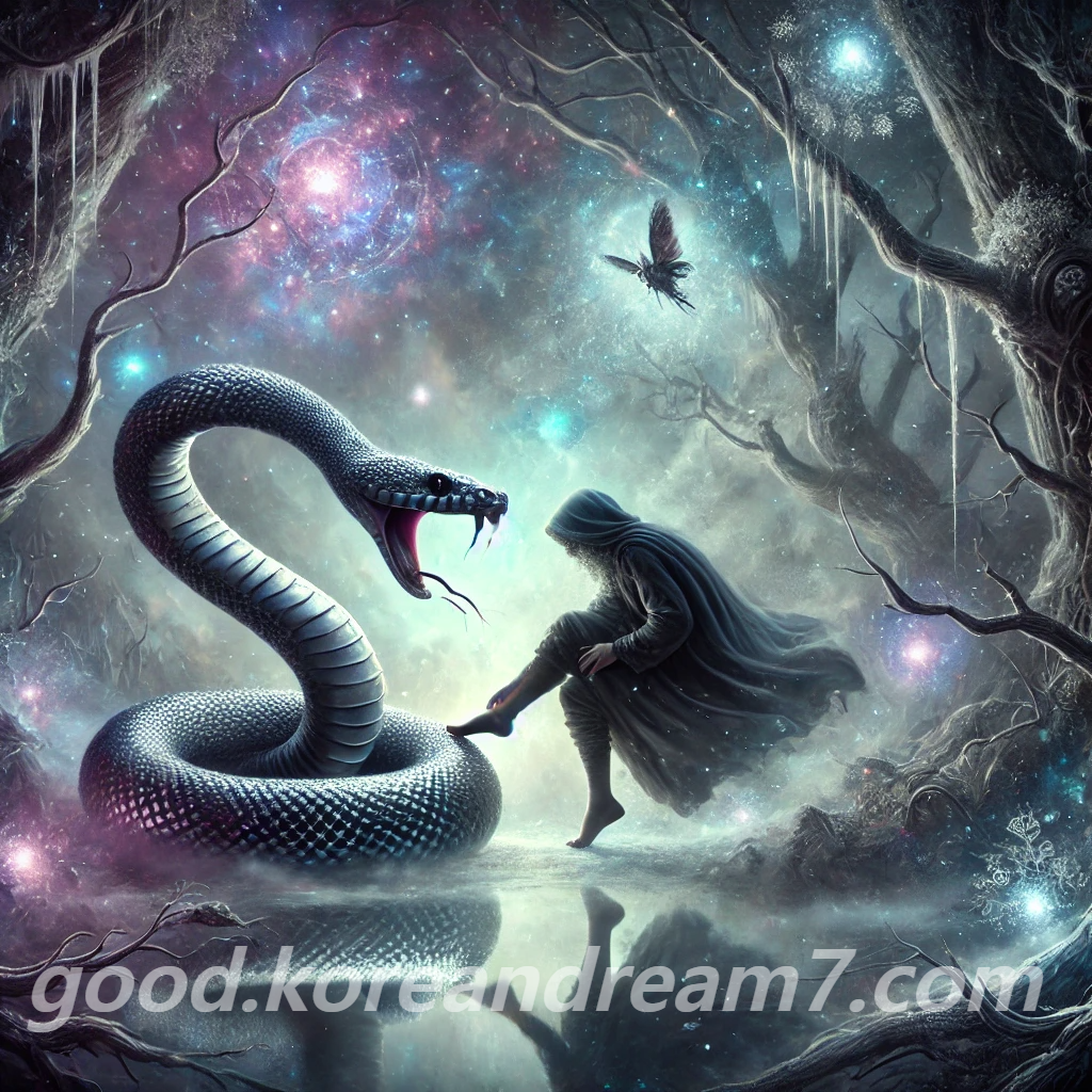 뱀에 발 물리는 꿈