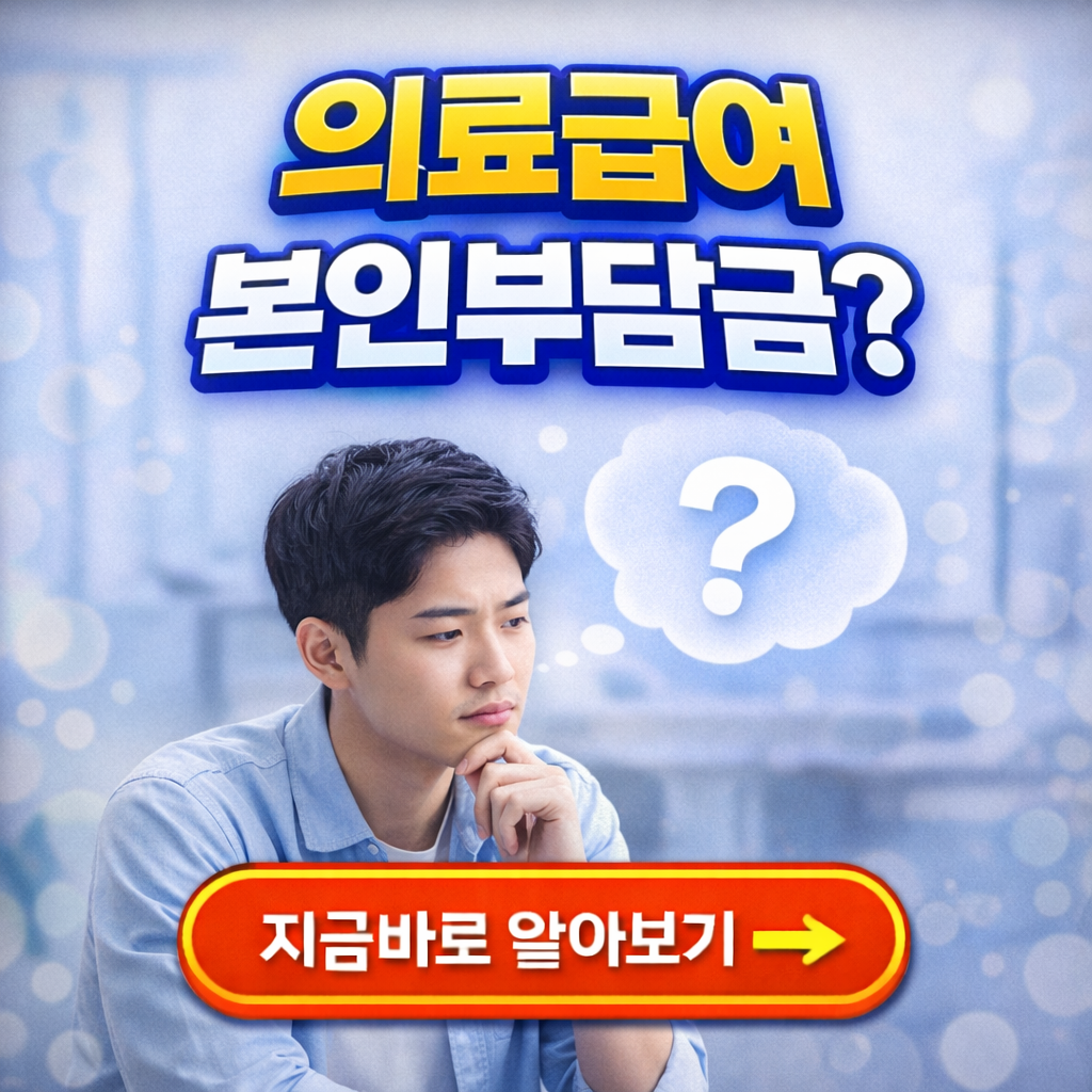2026년 의료급여 본인부담금 완전 정리｜30일 초과 시 달라지는 금액 확인