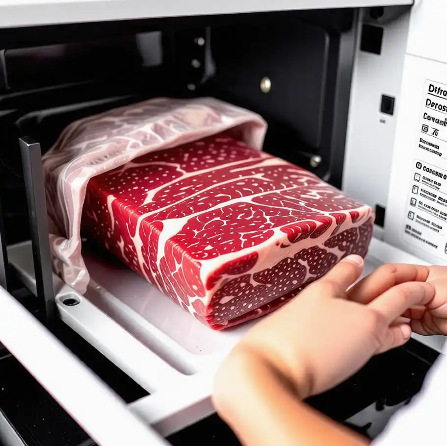 전자레인지로 냉동고기 완벽 해동하는 방법