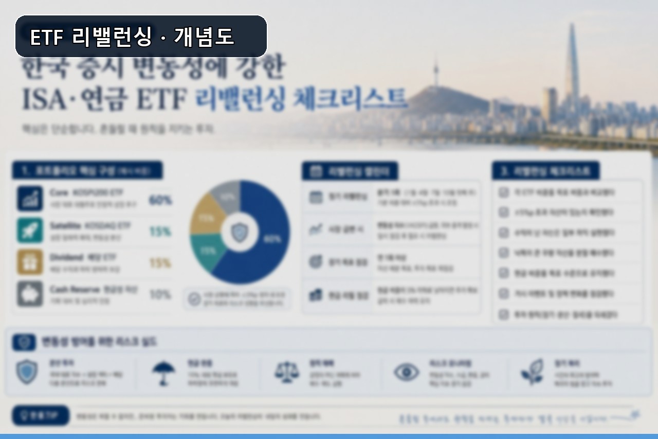 ETF ISA 연금 리밸런싱 체크리스트 이미지
