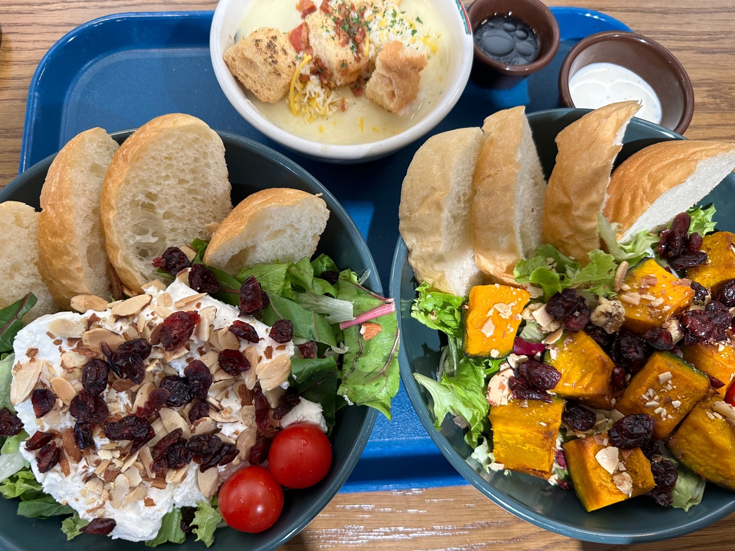 리코타치즈 샐러드, 단호박 샐러드, 감사수프