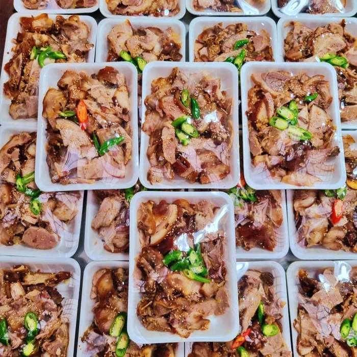 6시내고향 구미 새마을중앙시장 전국 택배 주문 무침 족발 양념족발 맛집